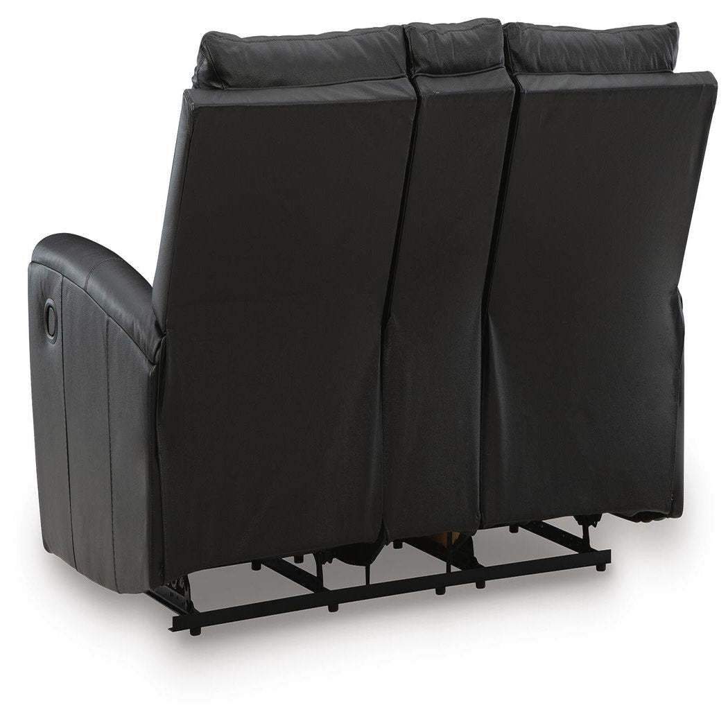 Glossmore Reclining Loveseat with Console (PCU11700-SI) - Image 5