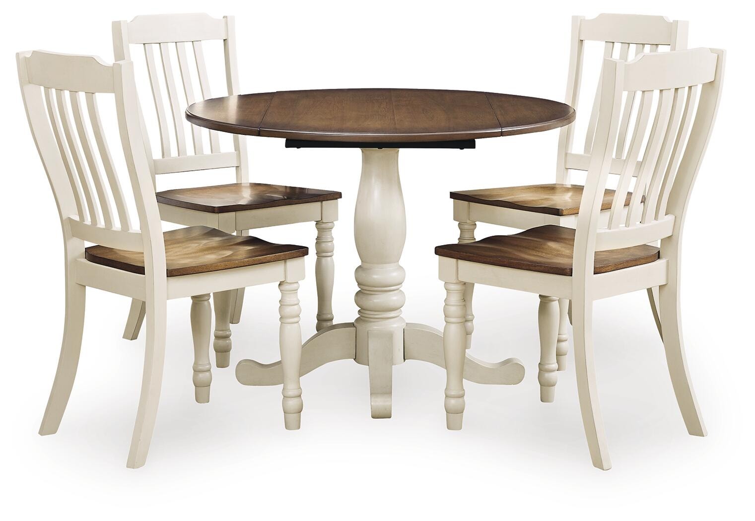 Wirloni Dining Table and 4 Chairs (PCD616-SI)