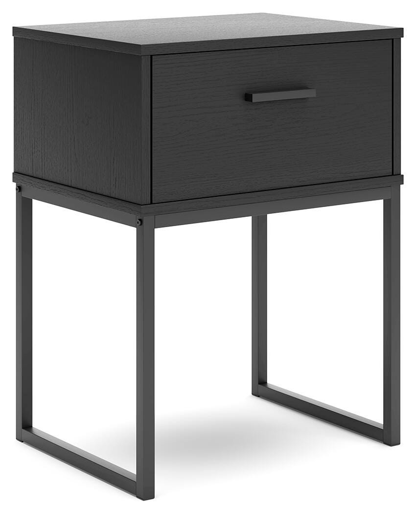 Socalle Nightstand - Black (EB1865-SI) - Image 2