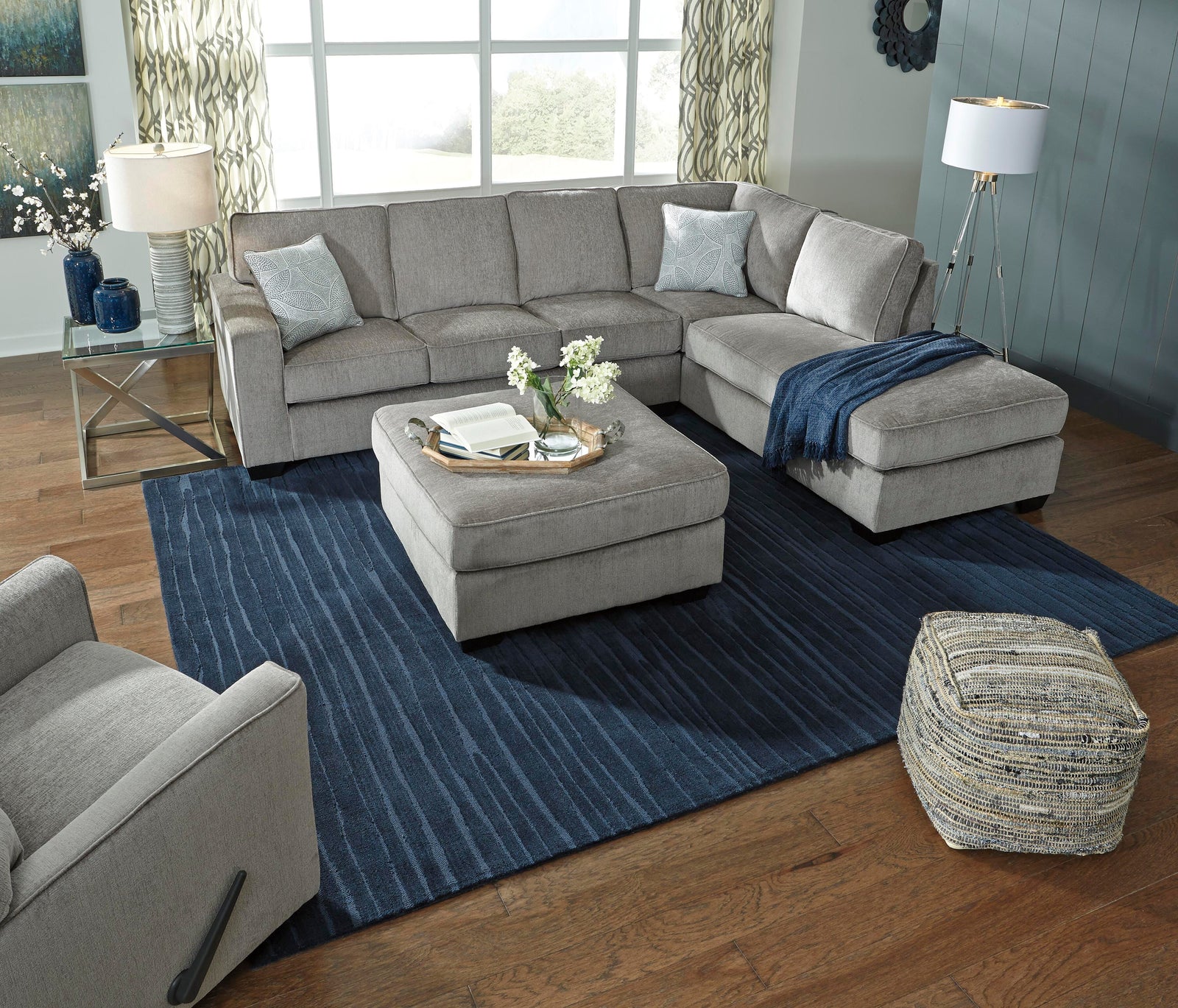 Altari Right-Arm Facing Full Sofa Sleeper (87214-SI) - Image 43