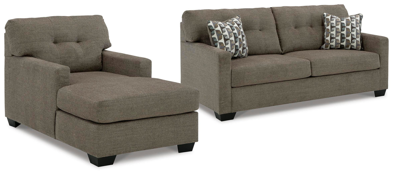 Mahoney Full Sofa Sleeper and Chaise (31005-SI)