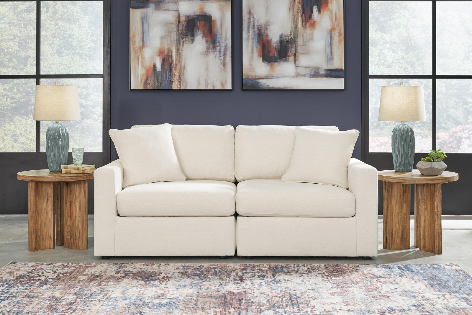Modmax 3-Piece Sectional Sofa and 2-Piece Sectional Loveseat (92103-SI) - Image 7