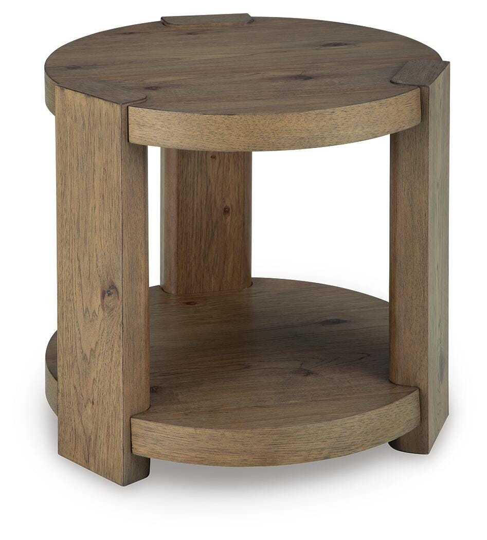 Flangren End Table - Light Brown (T553-SI) - Image 4