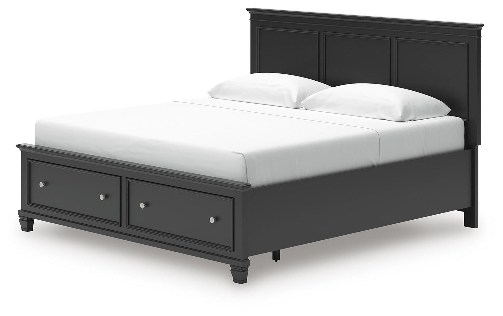 Lanolee Panel Storage Bed - Black (B687-SI) - Image 5