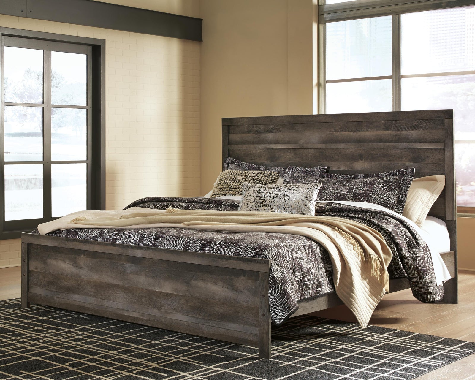Wynnlow Panel Bed - Gray (B440-SI) - Image 2
