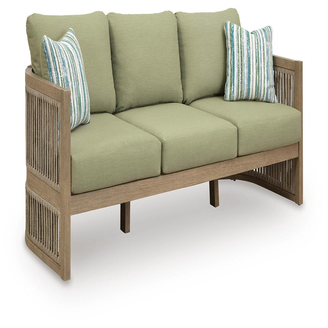Serena Shores Outdoor Sofa with Cushion (PCP604-SI) - Image 12