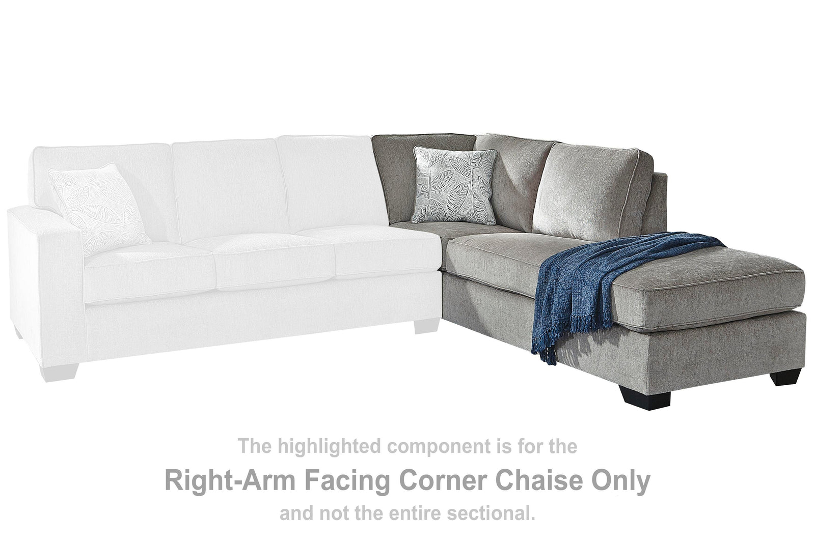 Altari Right-Arm Facing Full Sofa Sleeper (87214-SI) - Image 47