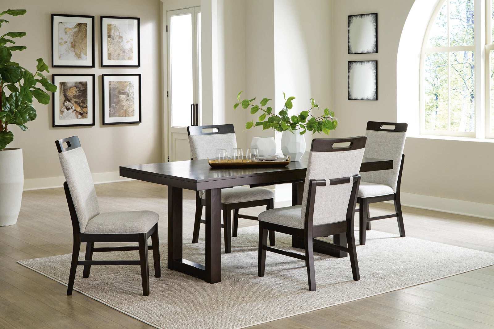 Neymorton Dining Table and 4 Chairs (D618-SI) - Image 10