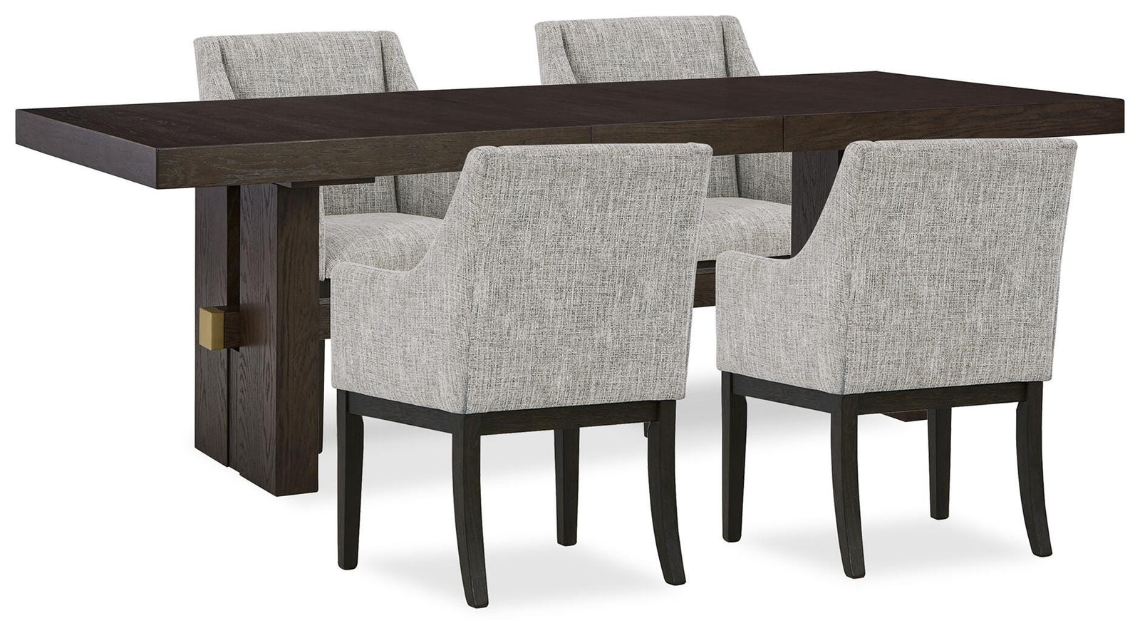 Burkhaus Dining Table and 4 Chairs (D984-SI)