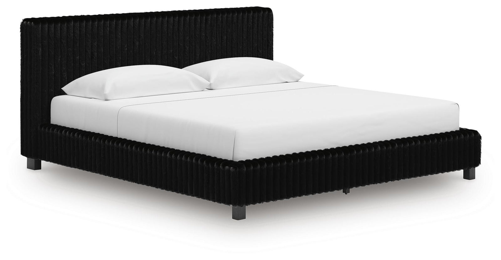 Zuraleus King Upholstered Bed, Dresser, Mirror and 2 Nightstands (PCB3380-SI) - Image 11