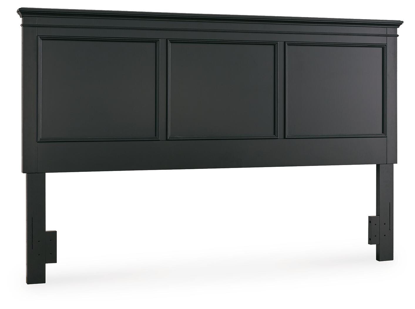 Lanolee Panel Headboard - Black (B687-SI) - Image 3