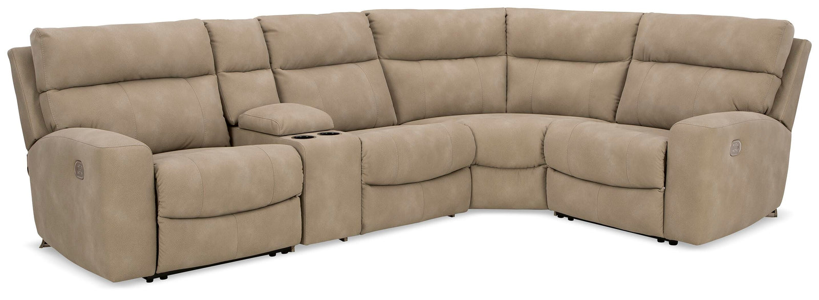 Next-Gen Durapella 5-Piece Power Reclining Sectional (61004-SI)