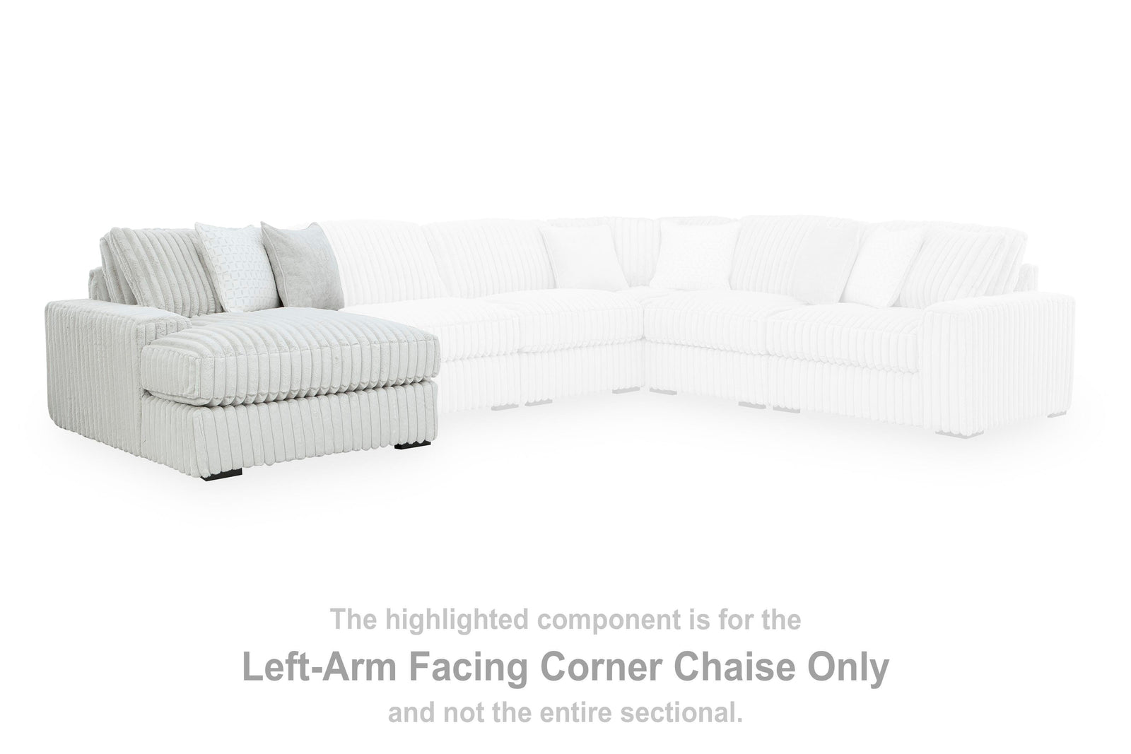Stupendous Right-Arm Facing Corner Chaise (25903-SI) - Image 6