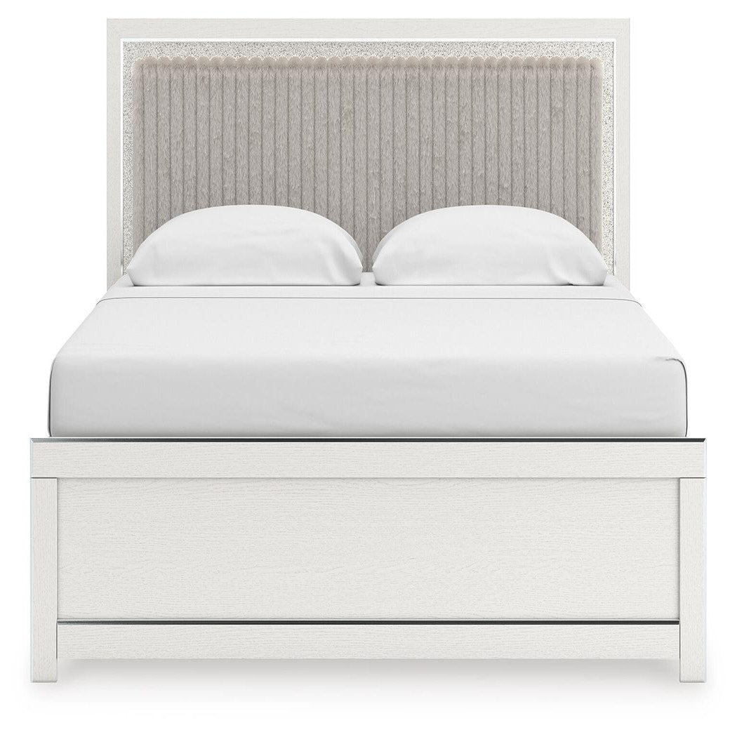 Zuraleus King Upholstered Panel Bed (PCB3381-SI) - Image 4