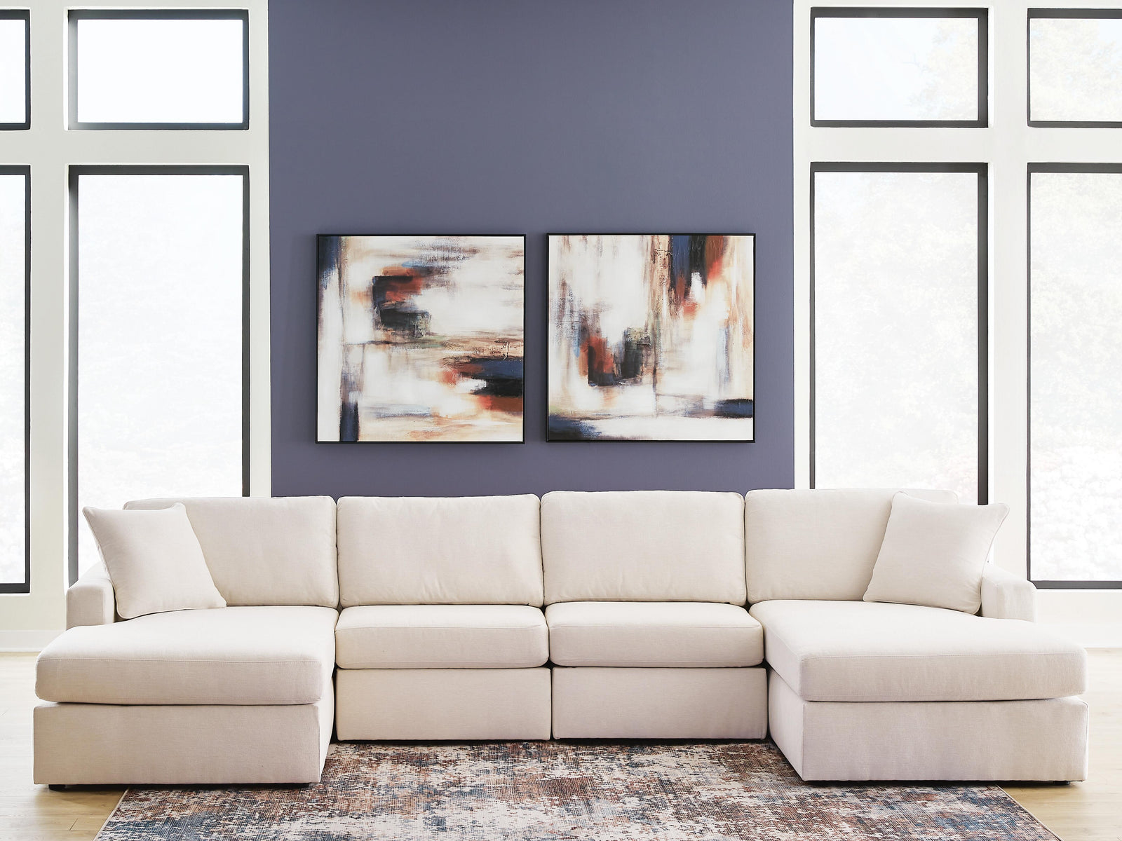 Modmax 4-Piece Sectional with Chaise (92103-SI) - Image 2