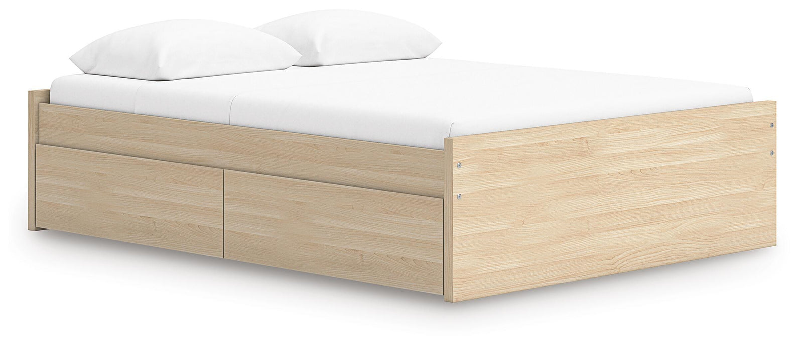 Onita Platform Bed with 1 Side Storage - Natural (EB9632-SI)