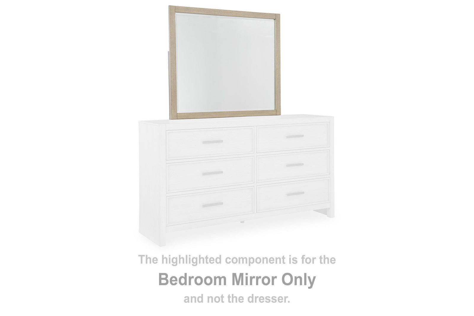 Calmoro Bedroom Mirror - Gray (B602-SI) - Image 3