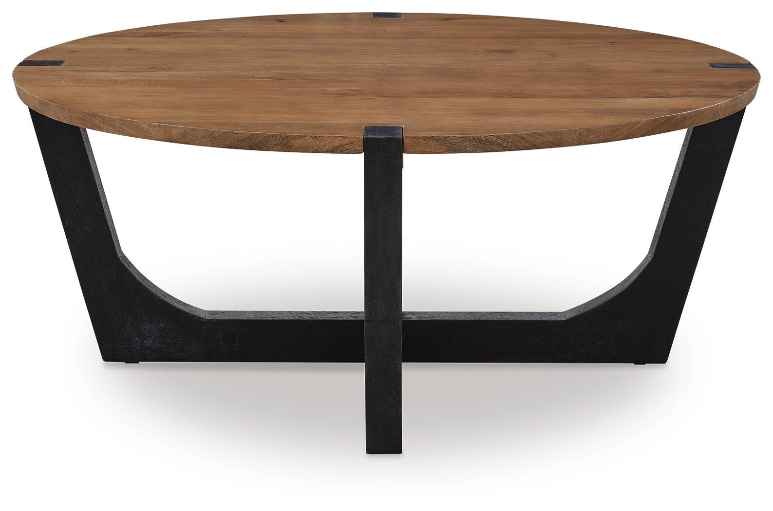 Hanneforth Coffee Table - Brown/Black (T726-SI) - Image 2