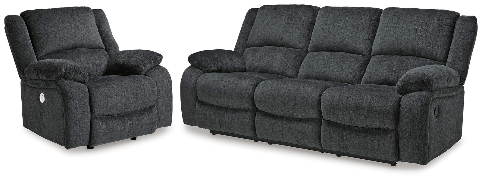Draycoll Reclining Sofa and Power Recliner (76504-SI)