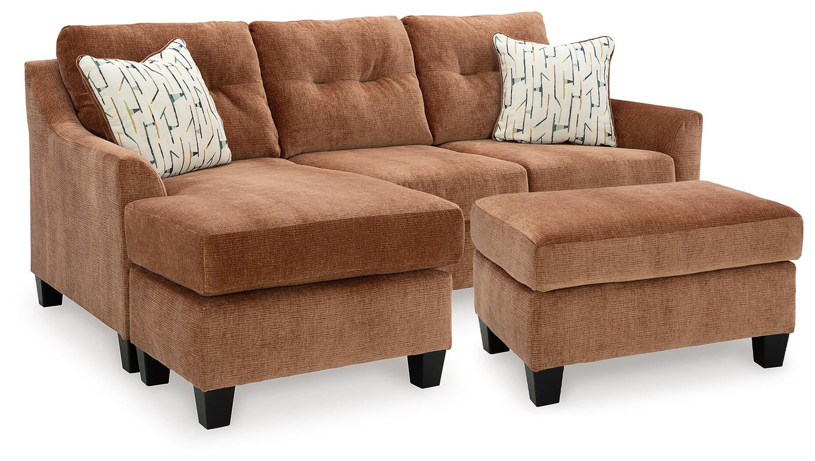 Amity Bay Sofa Chaise and Ottoman (67204-SI)