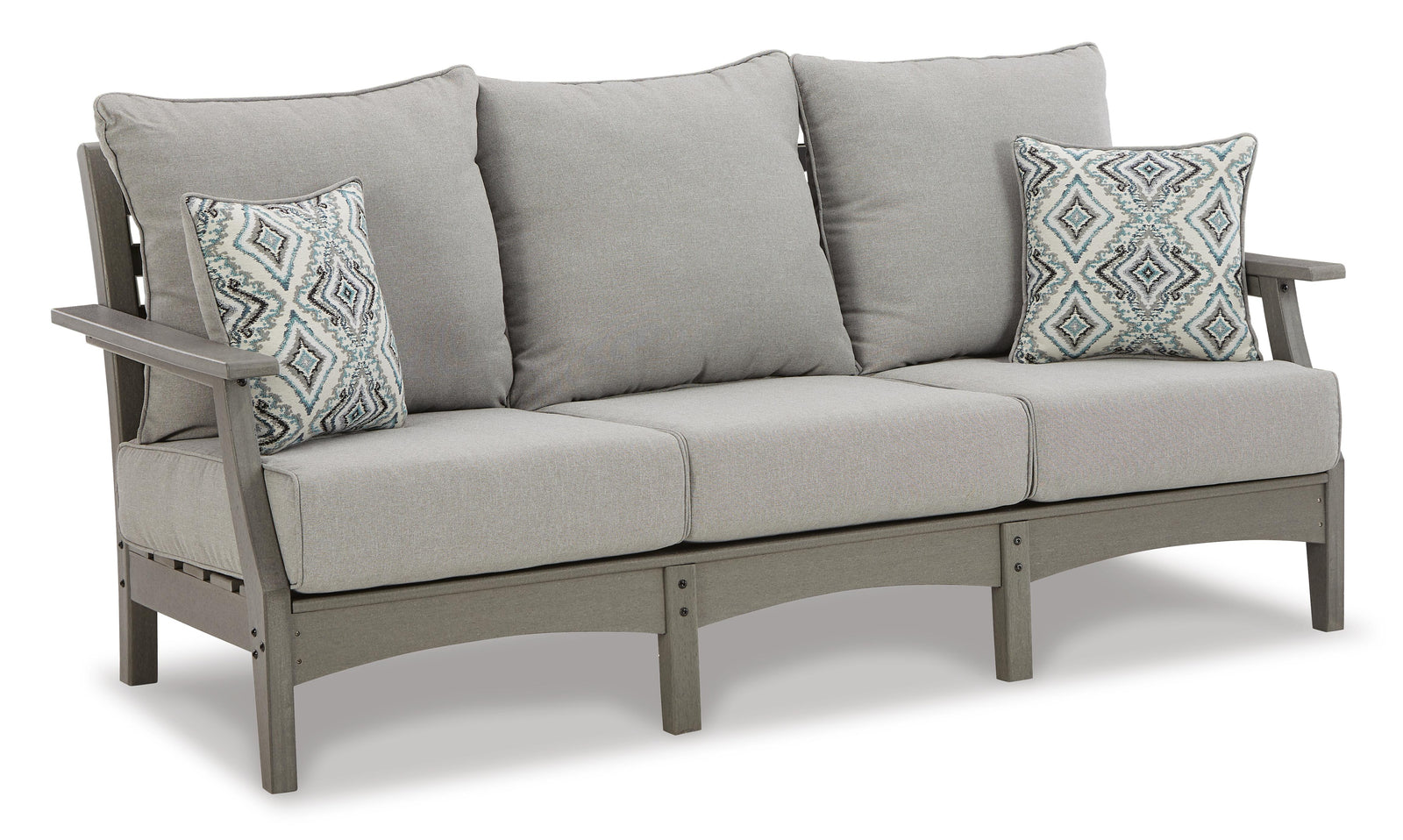 Visola Outdoor Sofa, 2 Lounge Chairs and Coffee Table (P802-SI) - Image 4