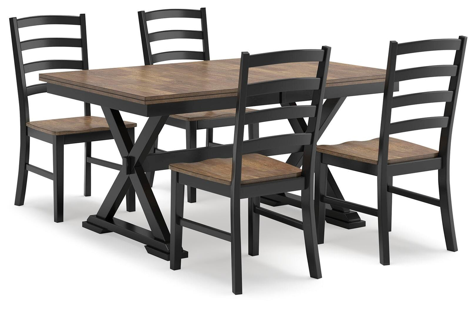 Wildenauer Dining Table and 4 Chairs (D634-SI)