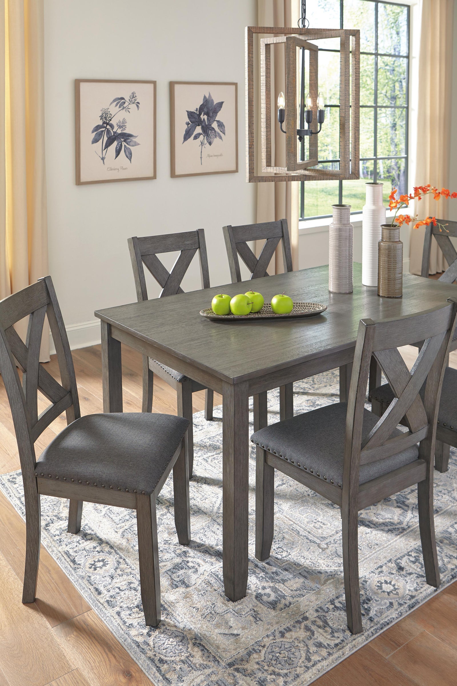 Caitbrook Dining Table and Chairs (Set of 7) (D388-SI) - Image 5