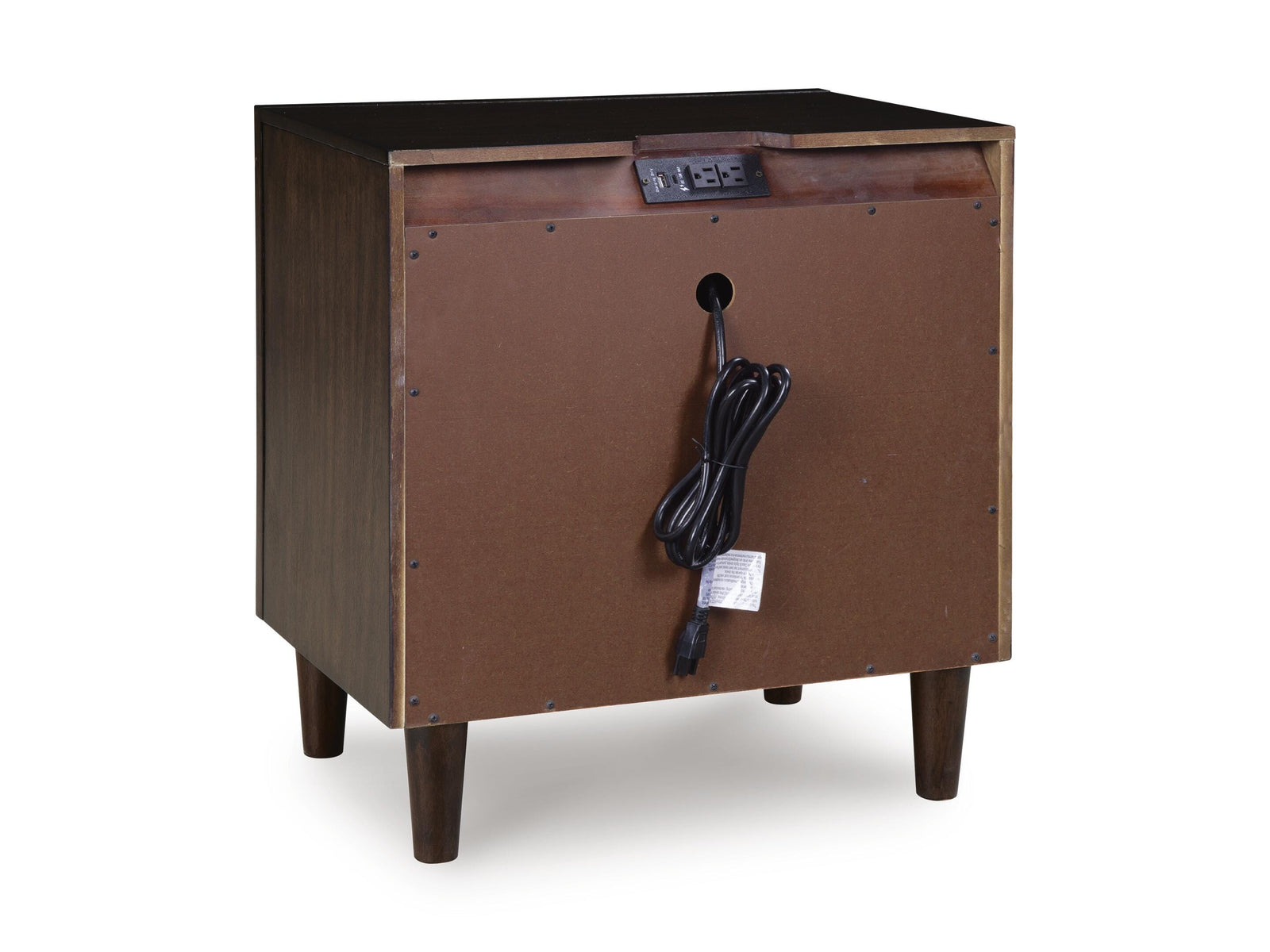 Dantenton Nightstand - Merlot (B611-SI) - Image 7