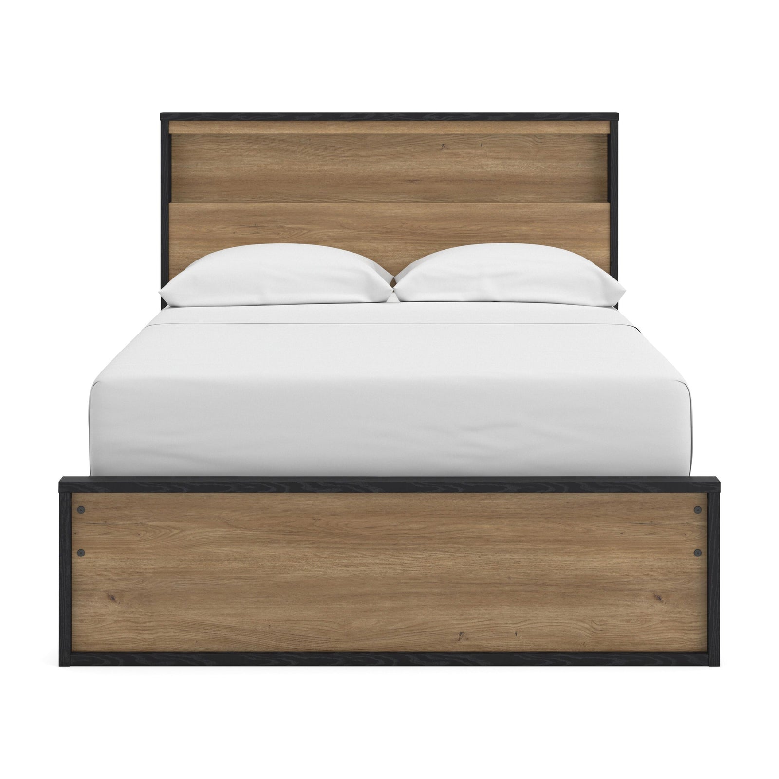 Kozmour Bookcase Complete Bed Frame - Black/Brown (EB1460-SI) - Image 15