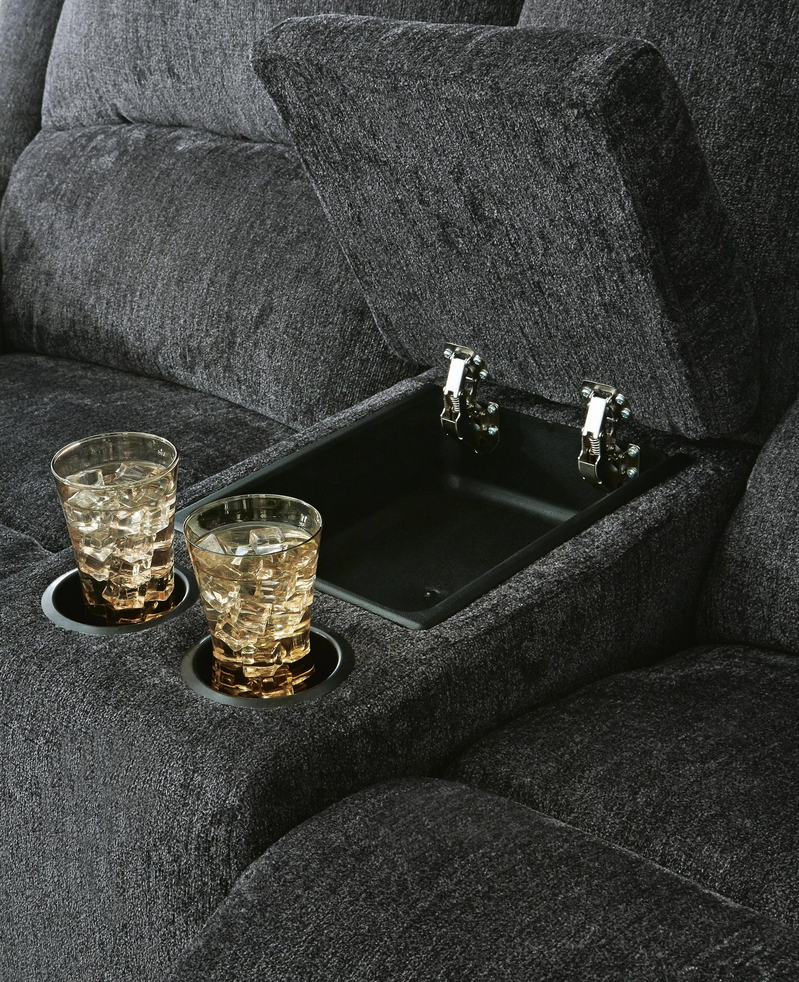 Draycoll Power Reclining Loveseat with Console (76504-SI) - Image 33