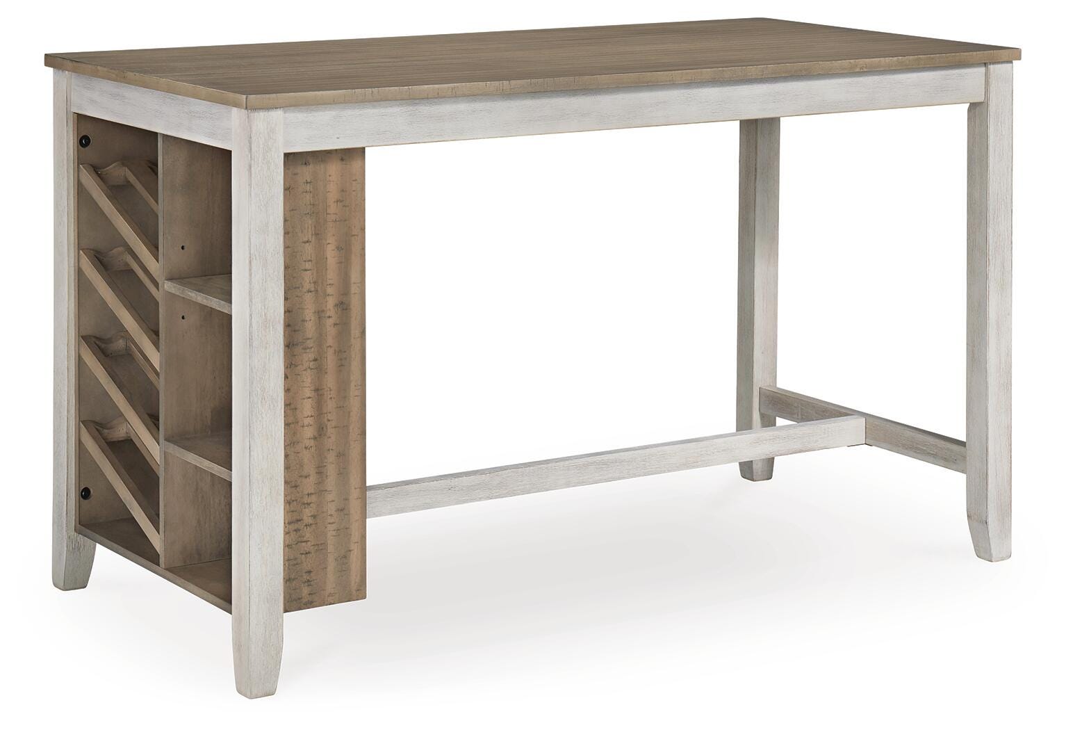 Skempton Counter Height Dining Table and 6 Barstools (D394-SI) - Image 3
