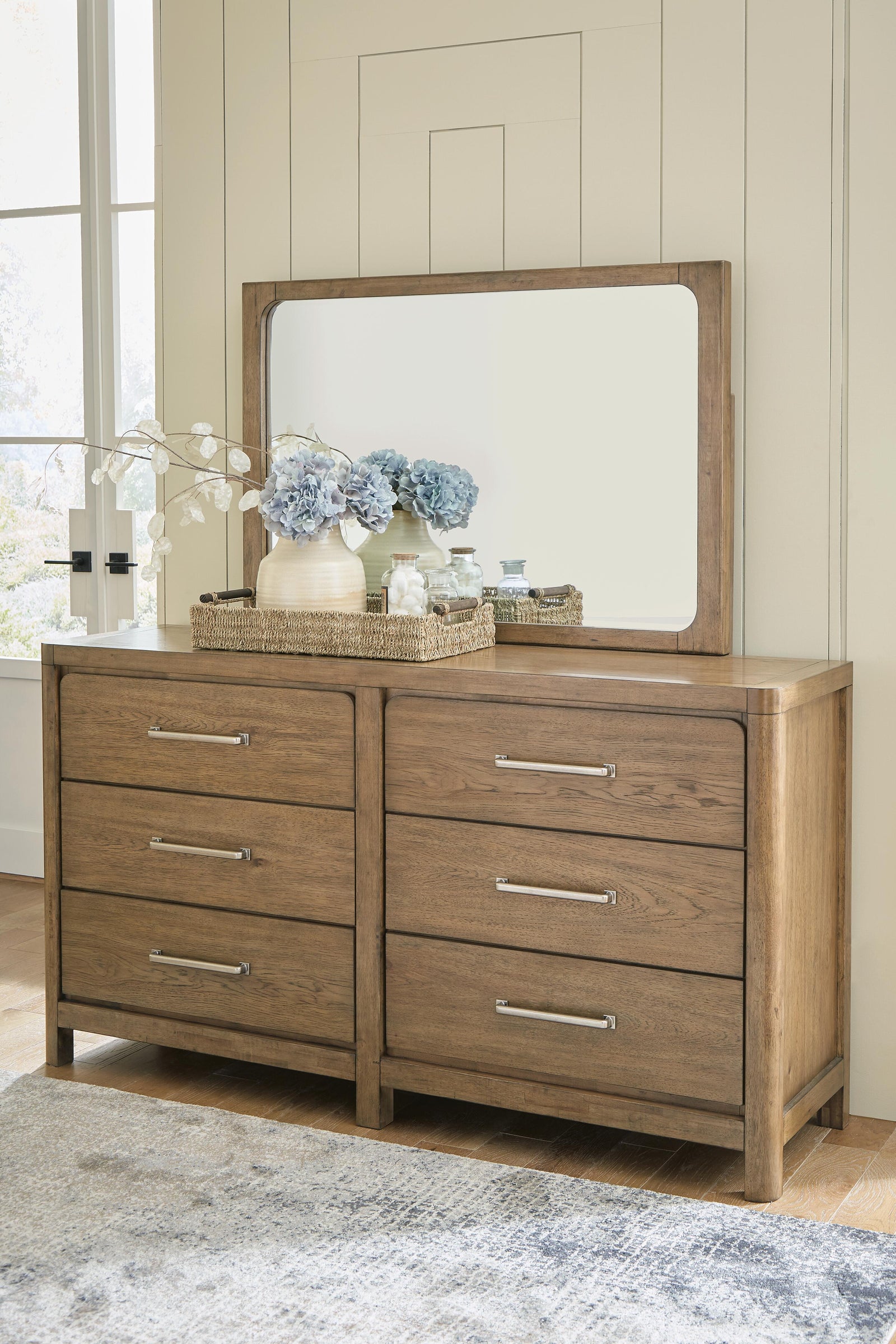 Cabalynn Dresser and Mirror - Light Brown (B974-SI) - Image 9