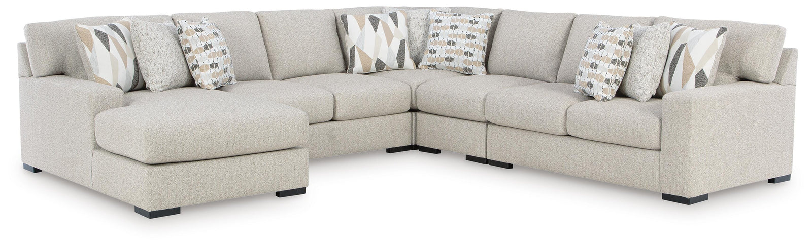 Laurelgrove 5-Piece Sectional with Chaise (75105-SI)