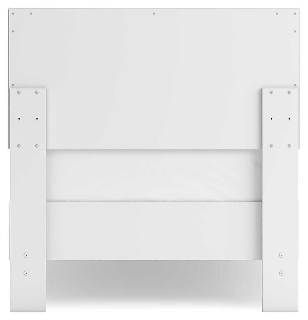 Hallityn Panel Platform Bed (Youth) - White (EB1810-SI) - Image 5