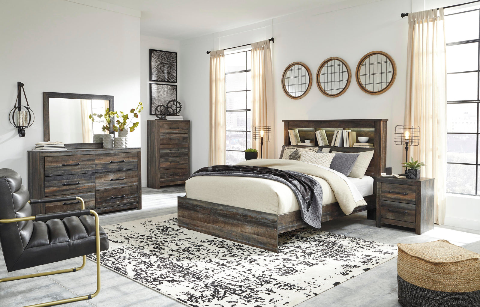 Drystan Bookcase Bed - Multi (B211-SI) - Image 3