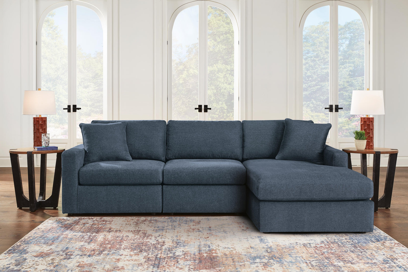 Modmax 3-Piece Sectional with Chaise (92121-SI) - Image 5