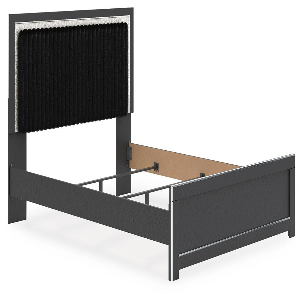 Zuraleus Queen Upholstered Panel Bed (PCB3380-SI) - Image 2