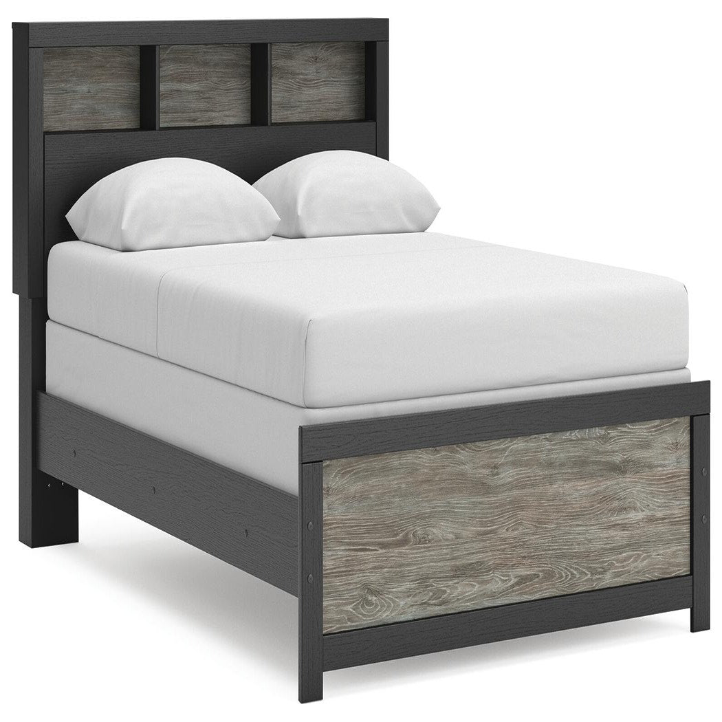 Broachmyn Full Bookcase Bed, Dresser and Mirror (PCB1118-SI) - Image 12