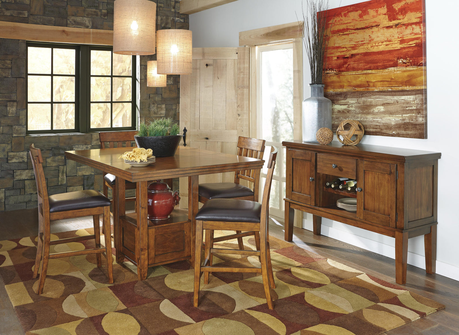 Ralene Counter Height Bar Stool (Set of 2) (D594-SI) - Image 9