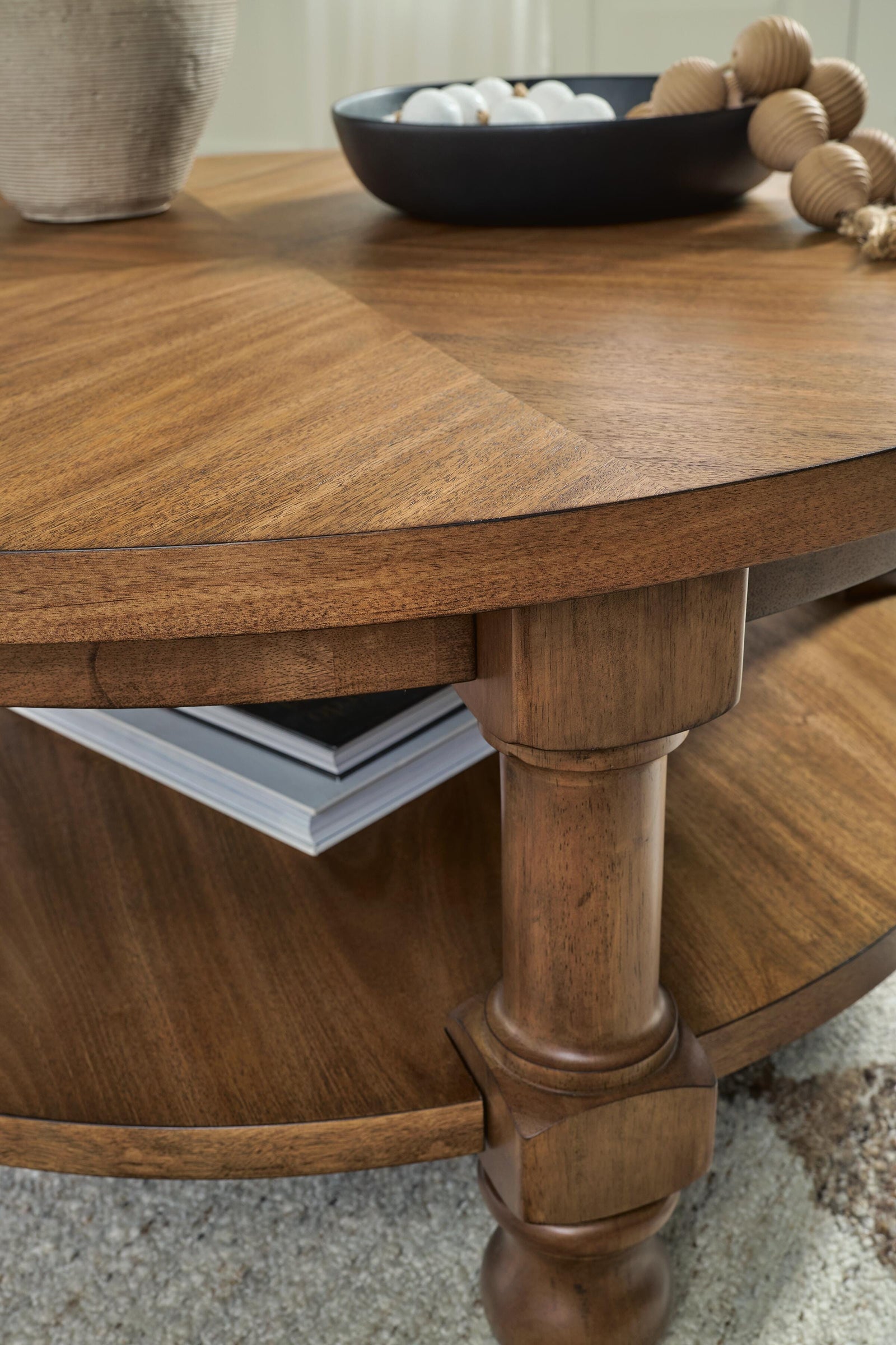 Chadworth Coffee Table - Medium Brown (T614-SI) - Image 5