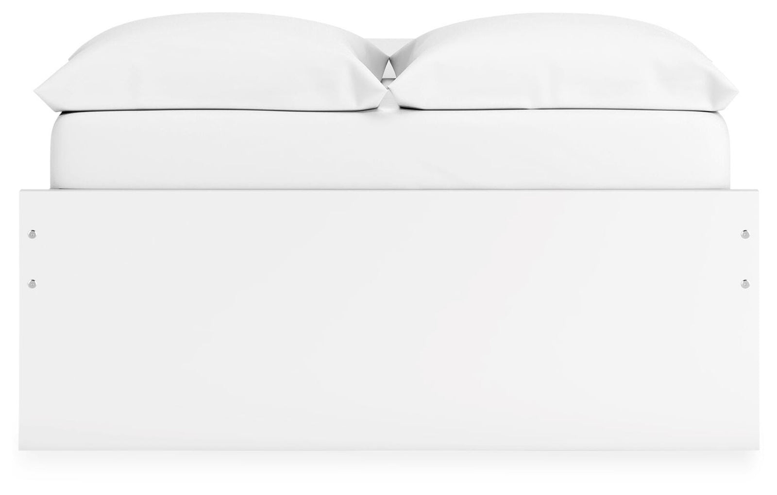 Onita Platform Bed with 2 Side Storage (Youth) - White (EB9630-SI) - Image 6