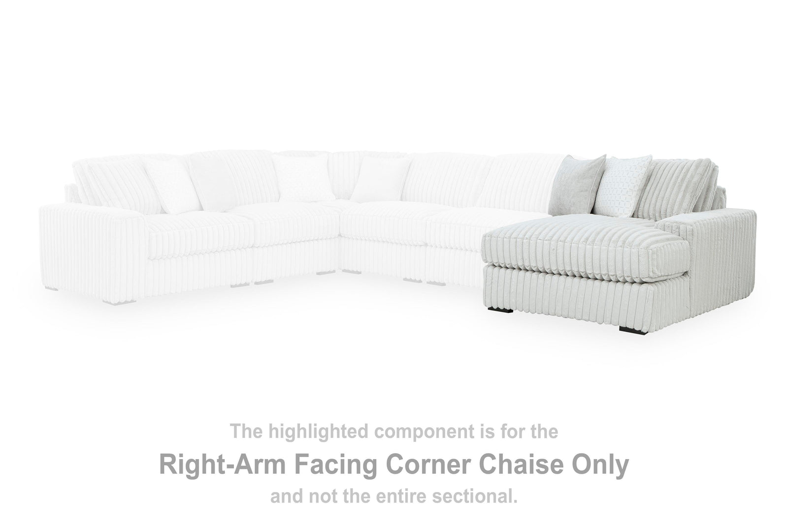 Stupendous Right-Arm Facing Corner Chaise (25903-SI) - Image 5