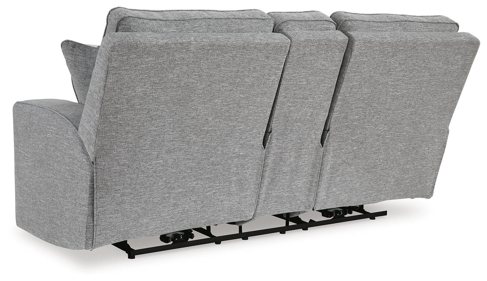Biscoe Power Reclining Loveseat with Console (90503-SI) - Image 6