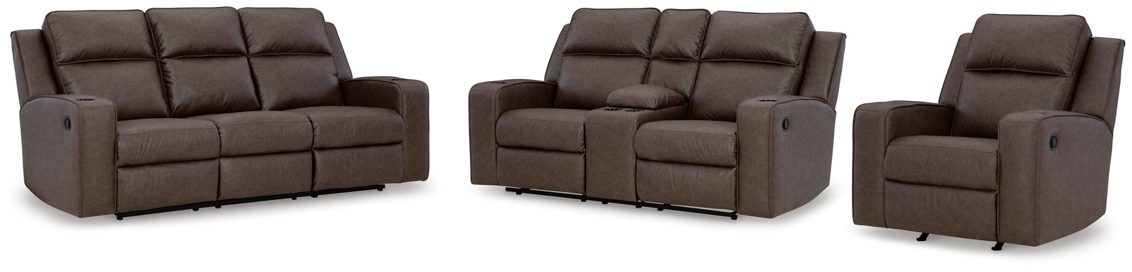 Lavenhorne Reclining Sofa, Loveseat and Recliner (63306-SI)