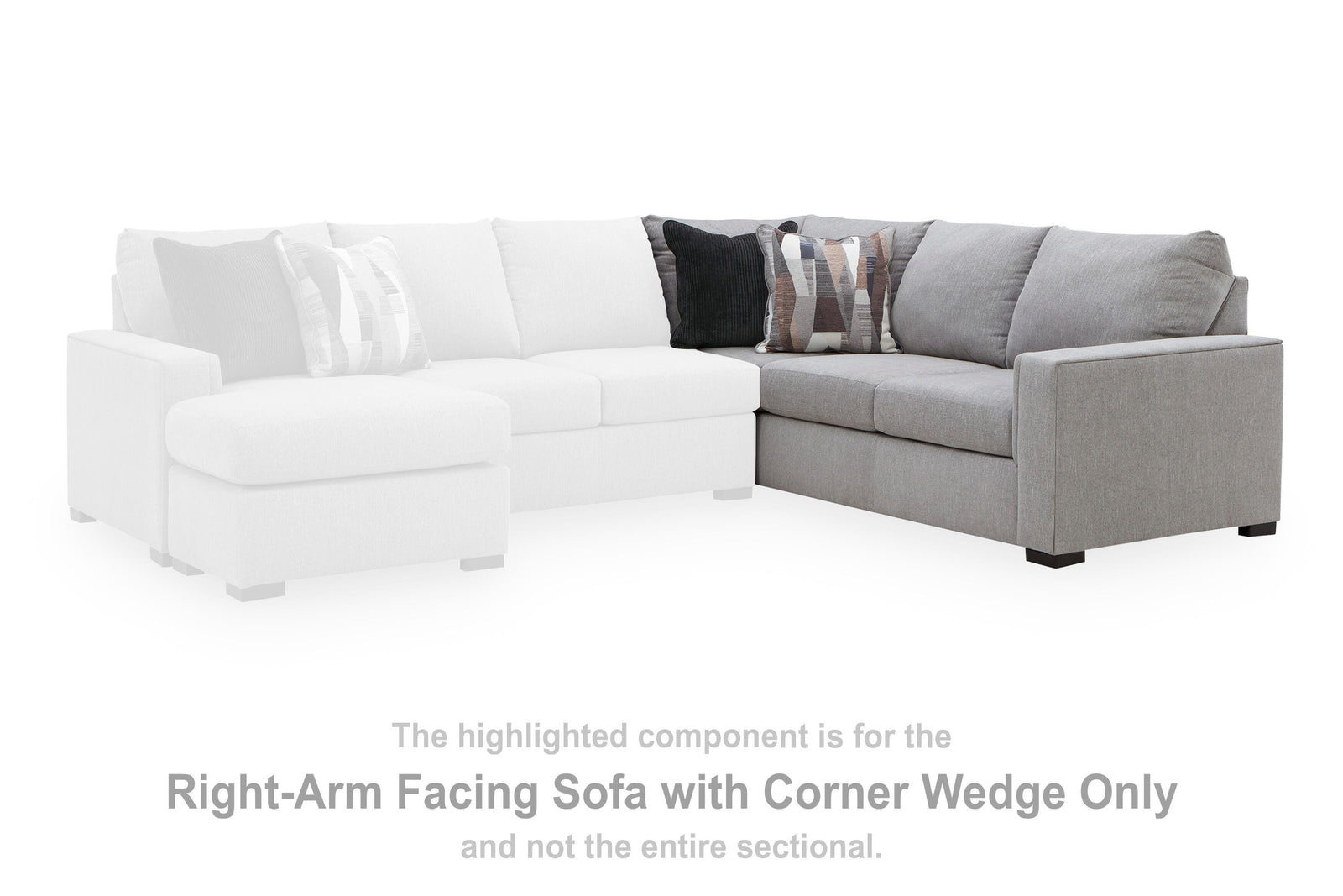 Lakepoint Right-Arm Facing Sofa with Corner Wedge (66804-SI) - Image 6