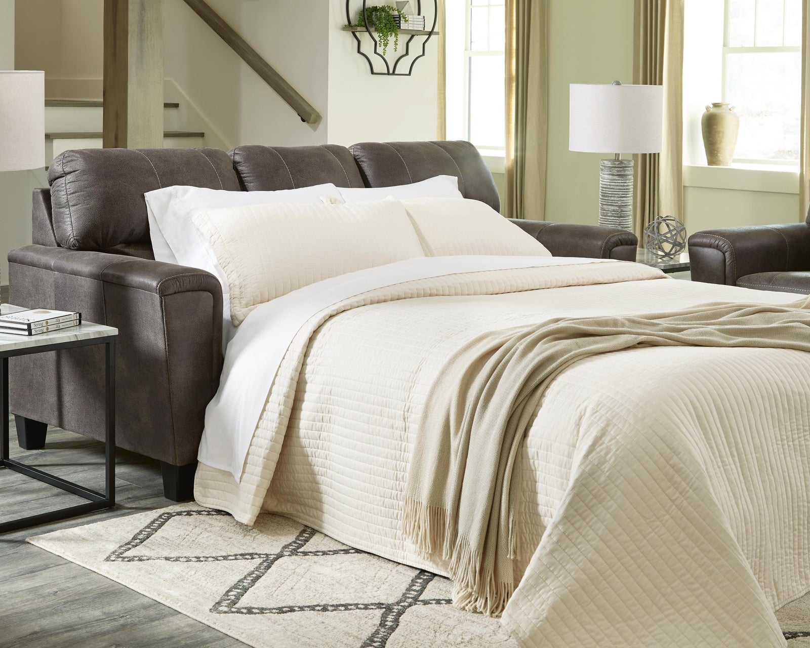 Navi Queen Sofa Sleeper (94002-SI) - Image 6