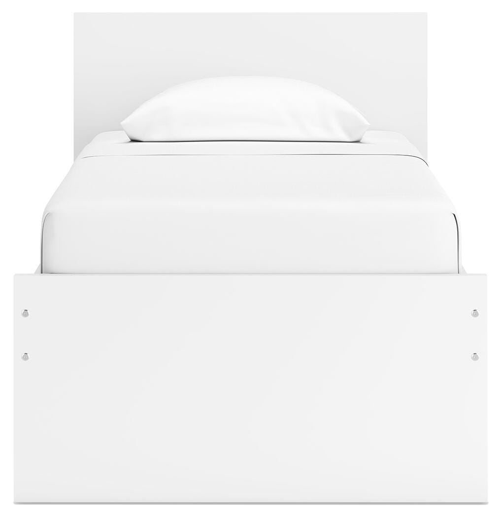 Onita Panel Platform Bed with 1 Side Storage (Youth) - White (EB9630-SI) - Image 5