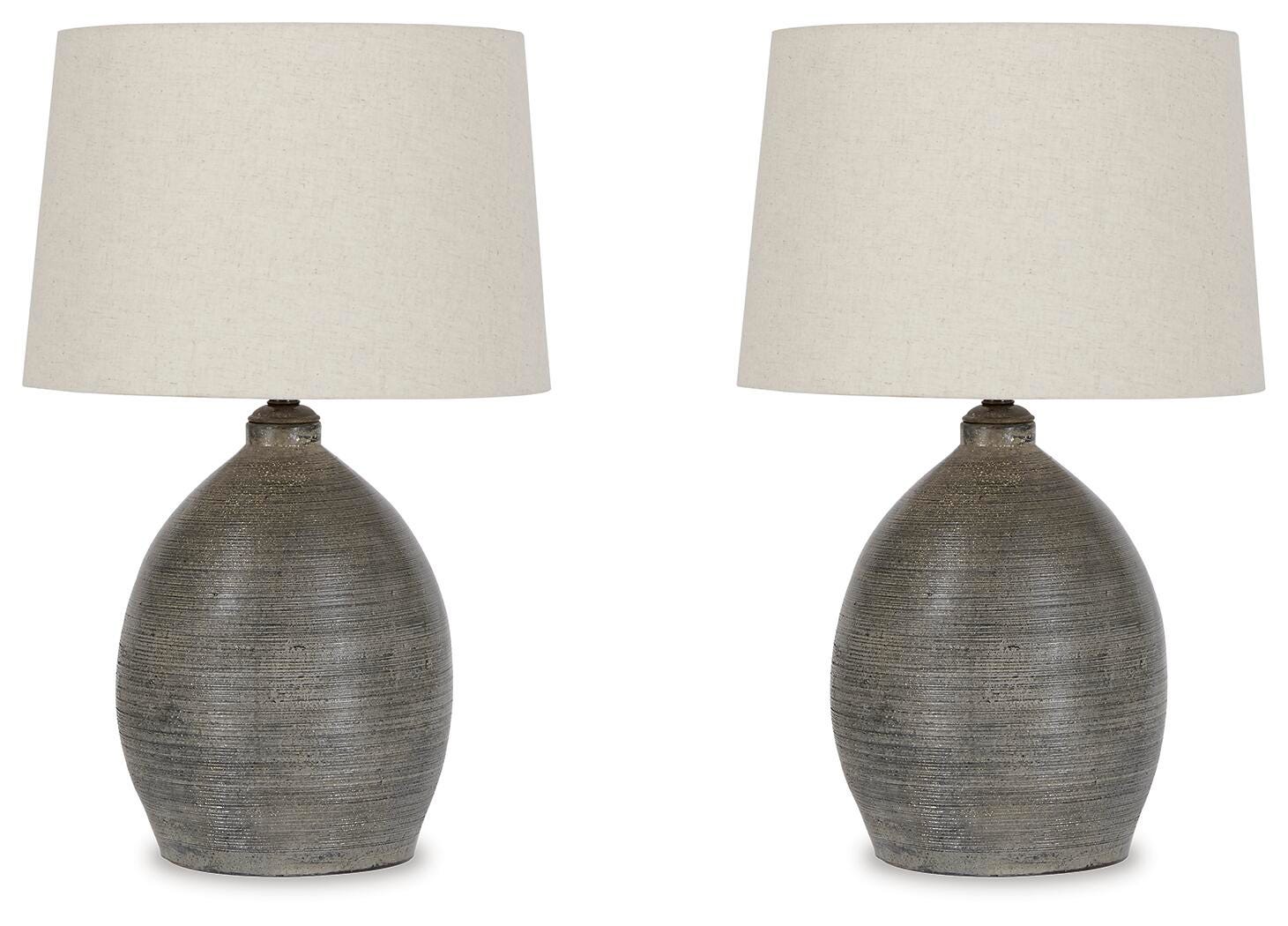 Joyelle Table Lamp (Set of 2) (L100744-SI) - Image 3