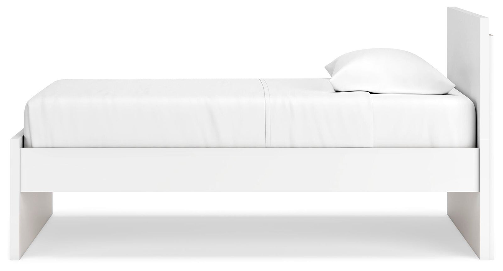 Onita Panel Platform Bed (Youth) - White (EB9630-SI) - Image 6