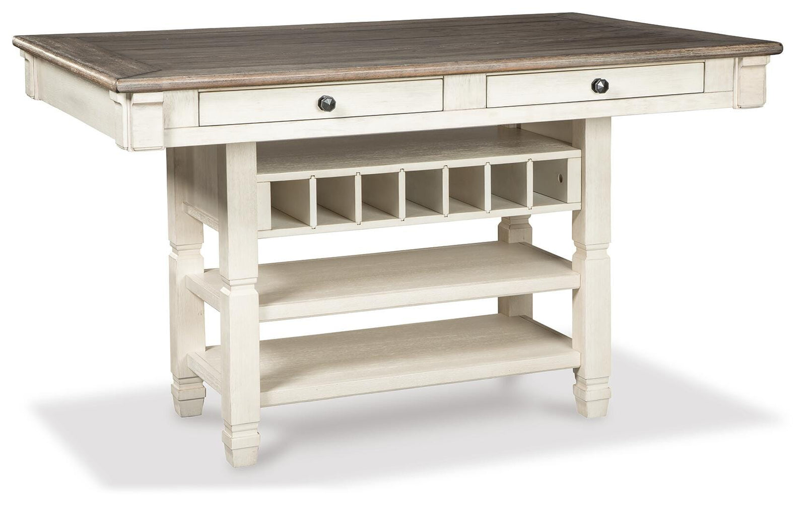 Bolanburg Counter Height Dining Table with 6 Barstools (D647-SI) - Image 3